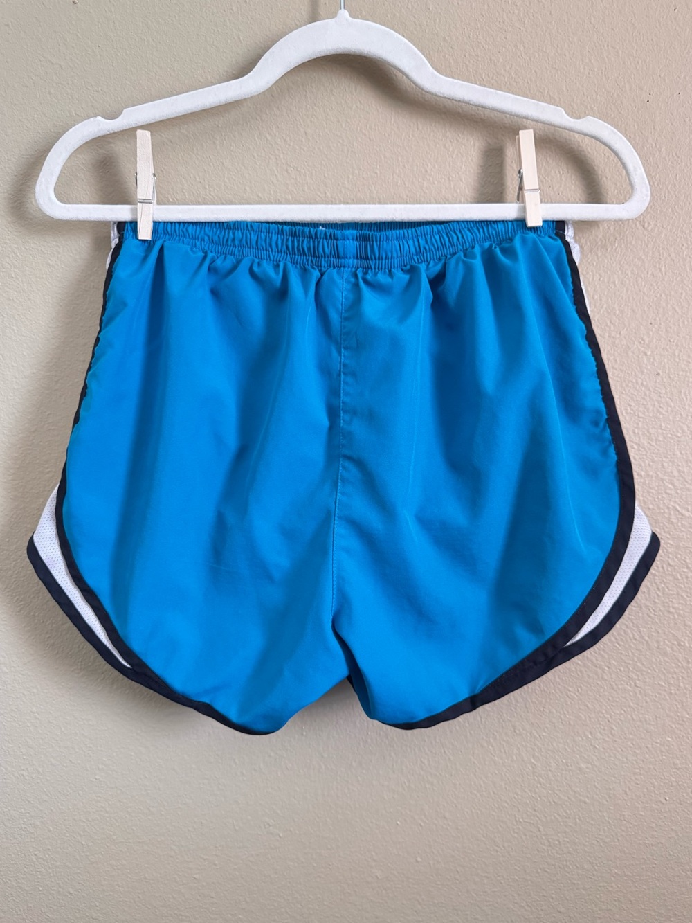 Nike Dri-FIT Tempo Running Shorts Small Blue Athletic Workout Shorts - Picture 2 of 3